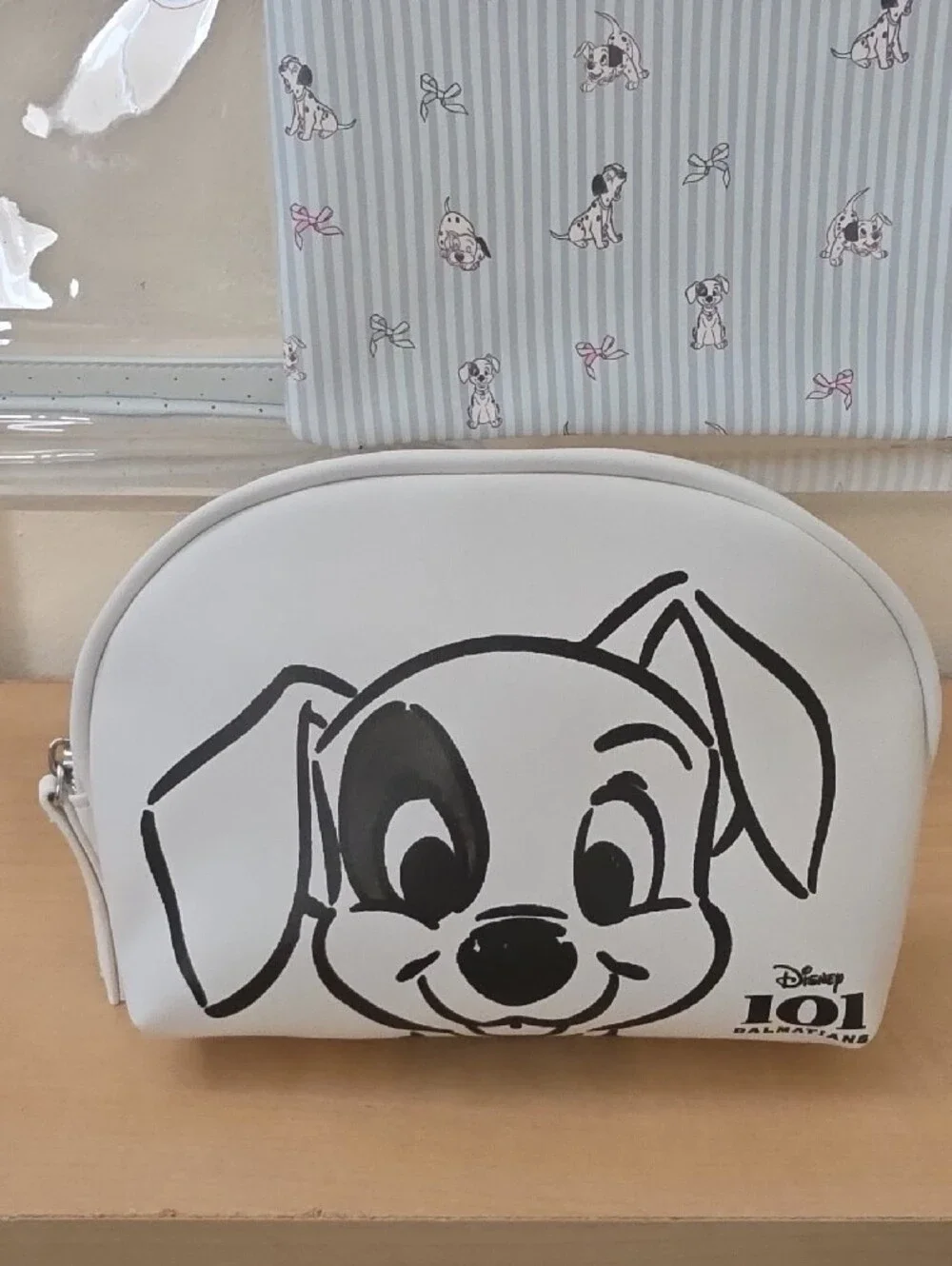 Primark Disney 101 Dalmatians Light Blue Clear Cosmetic Bag Set